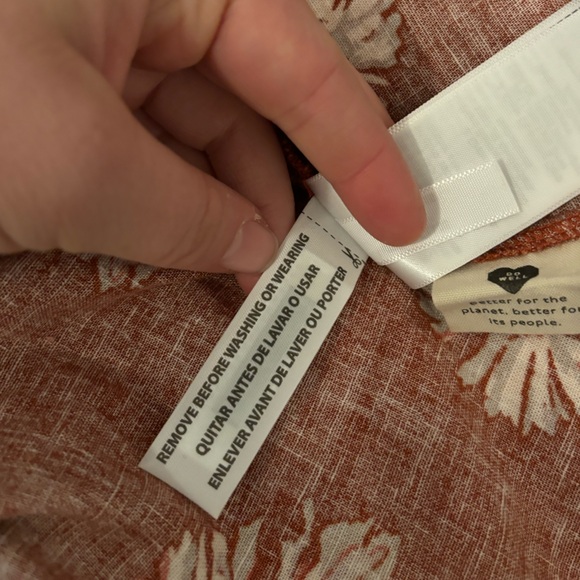 ✨Madewell Linen-Blend Sophia Midi Dress Medium - Picture 15 of 15